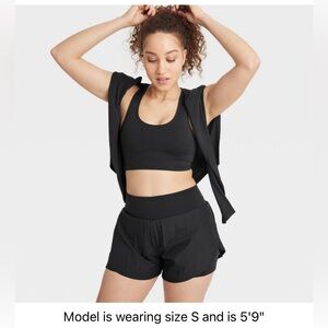 Women’s Black Athletic Shorts